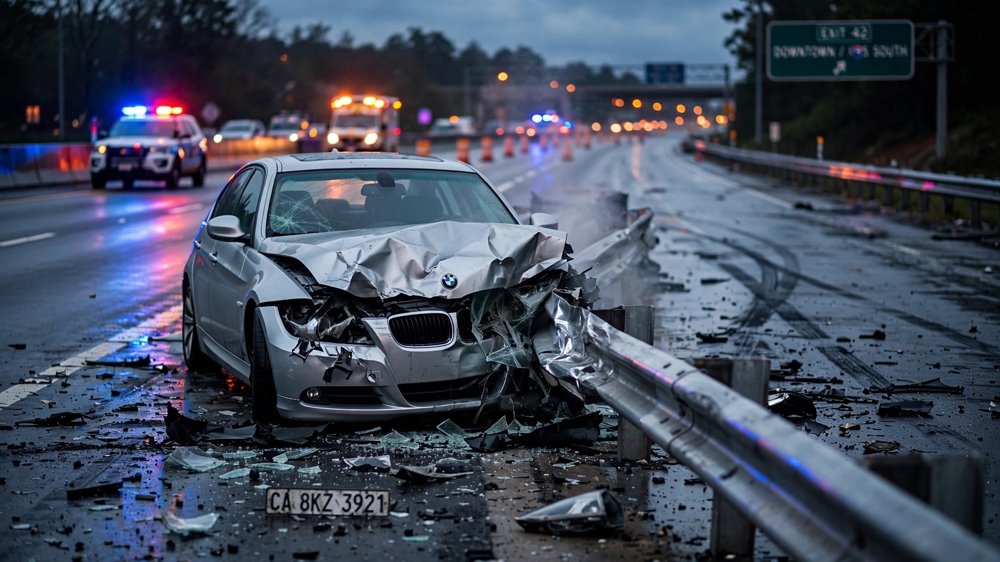 BMW 3 Series fatality rate comparison with luxury sedan segment